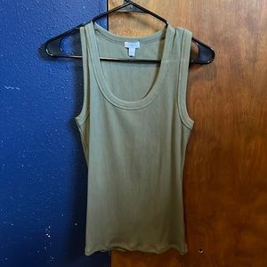 Green tank top small